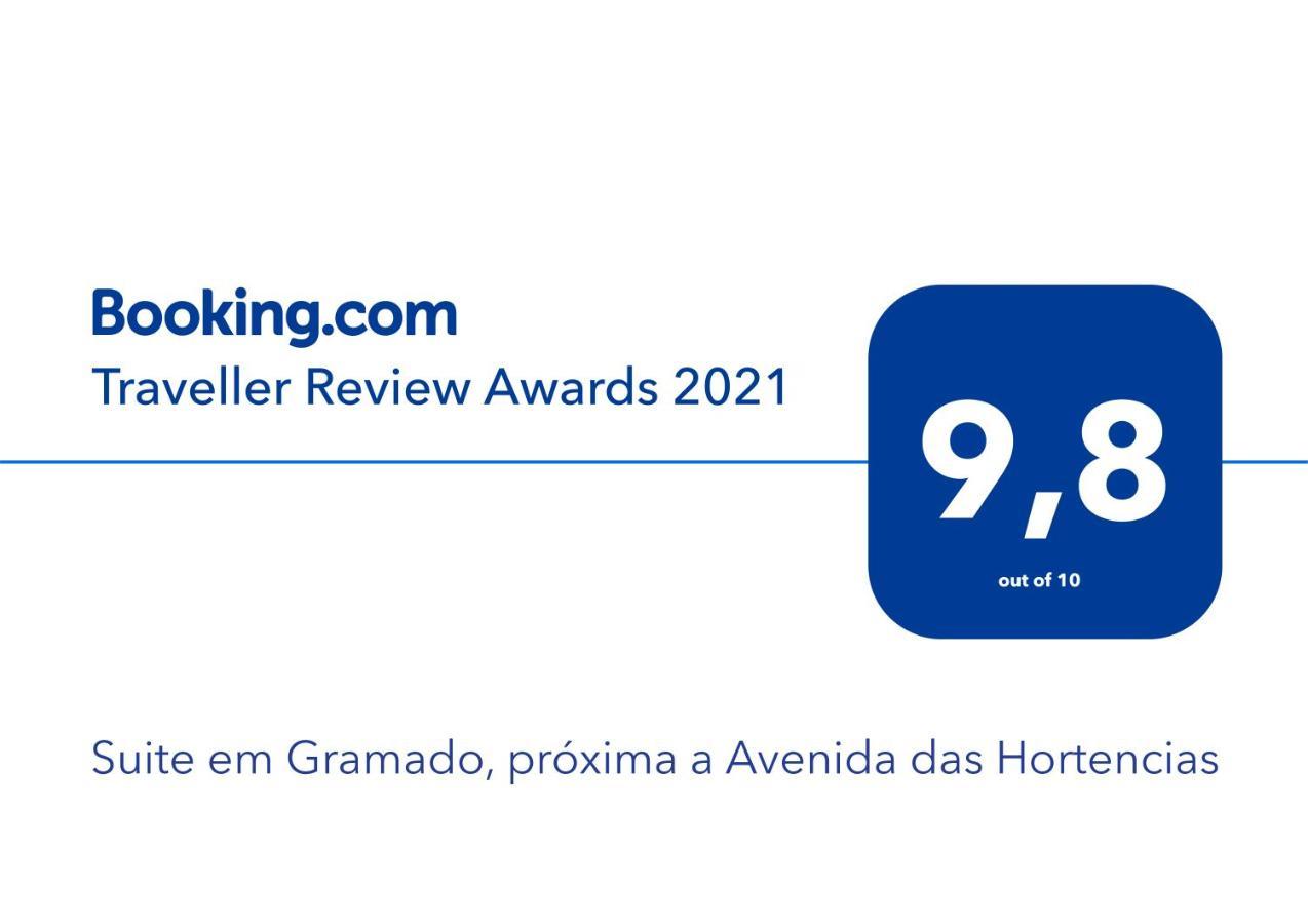 Suite Em Gramado, Proxima A Avenida Das Hortencias Zewnętrze zdjęcie